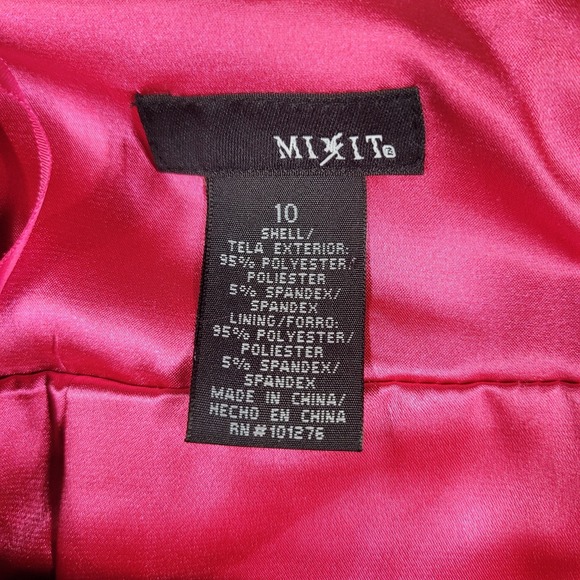 MIXIT Women's Floral Paisley Print Slip Dress Size 10 Boho Hippie Sexy - Picture 5 of 9